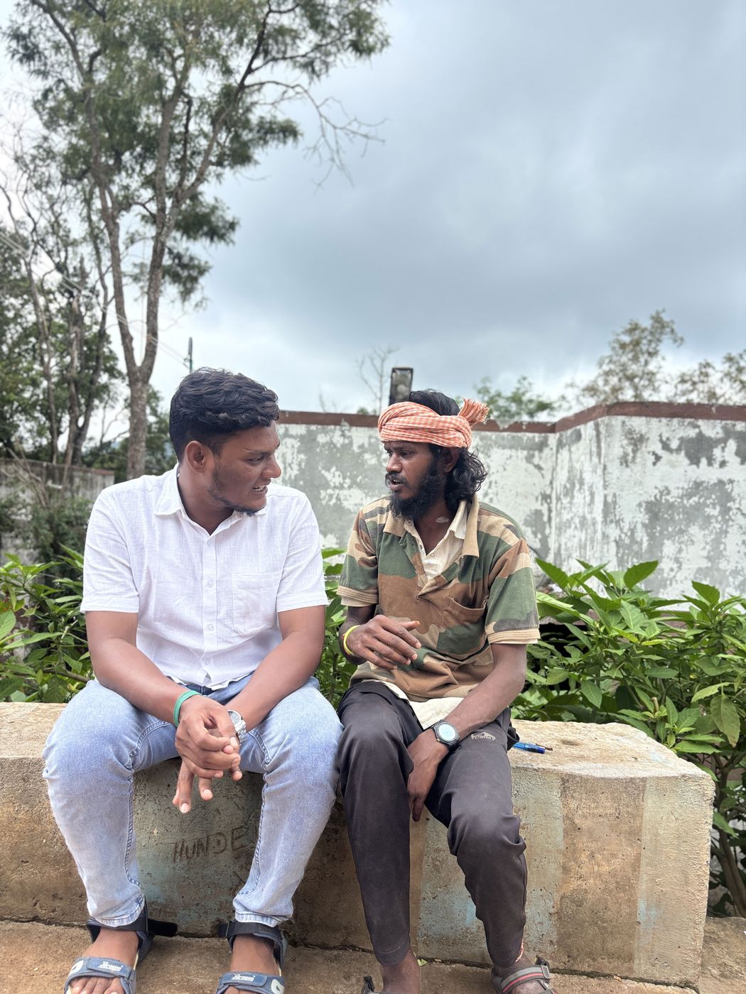 Nilam team member with a tribal elder